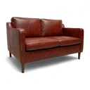 Dane Mid-Century Sofa – Distressed Vintage Leather, Handmade in Britain