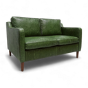 Dane Mid-Century Sofa – Distressed Vintage Leather, Handmade in Britain