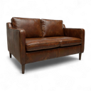 Dane Mid-Century Sofa – Distressed Vintage Leather, Handmade in Britain