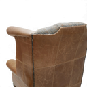 Queen Anne Handmade Harris Tweed Wingback Armchair | British Made