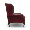 Berkley Vintage Leather Chesterfield Wingback Armchair – Handmade in Britain